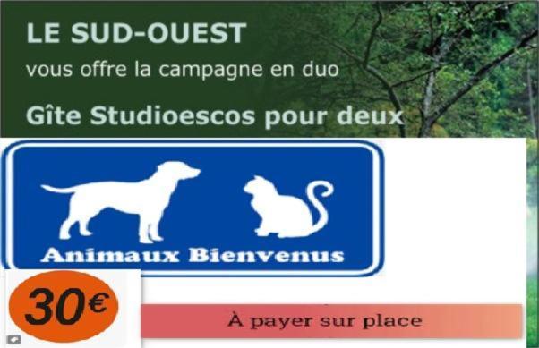 Gite Le Trefle Studioescos Zewnętrze zdjęcie